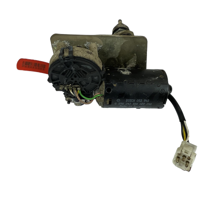 Torkarmotor med fäste